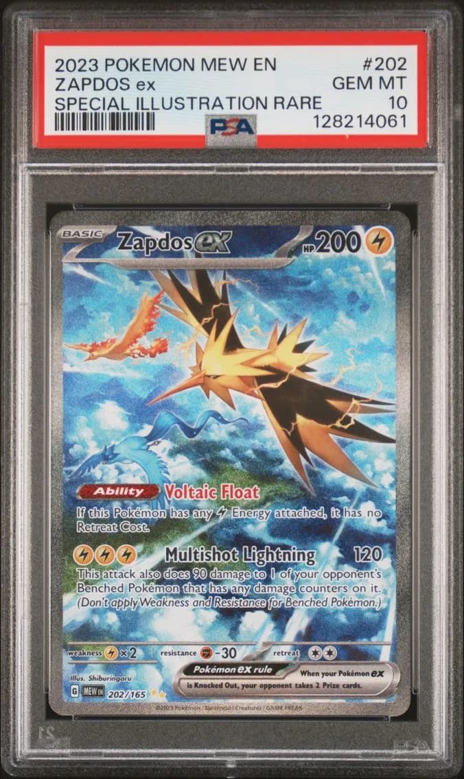 Zapdos EX, PSA 10