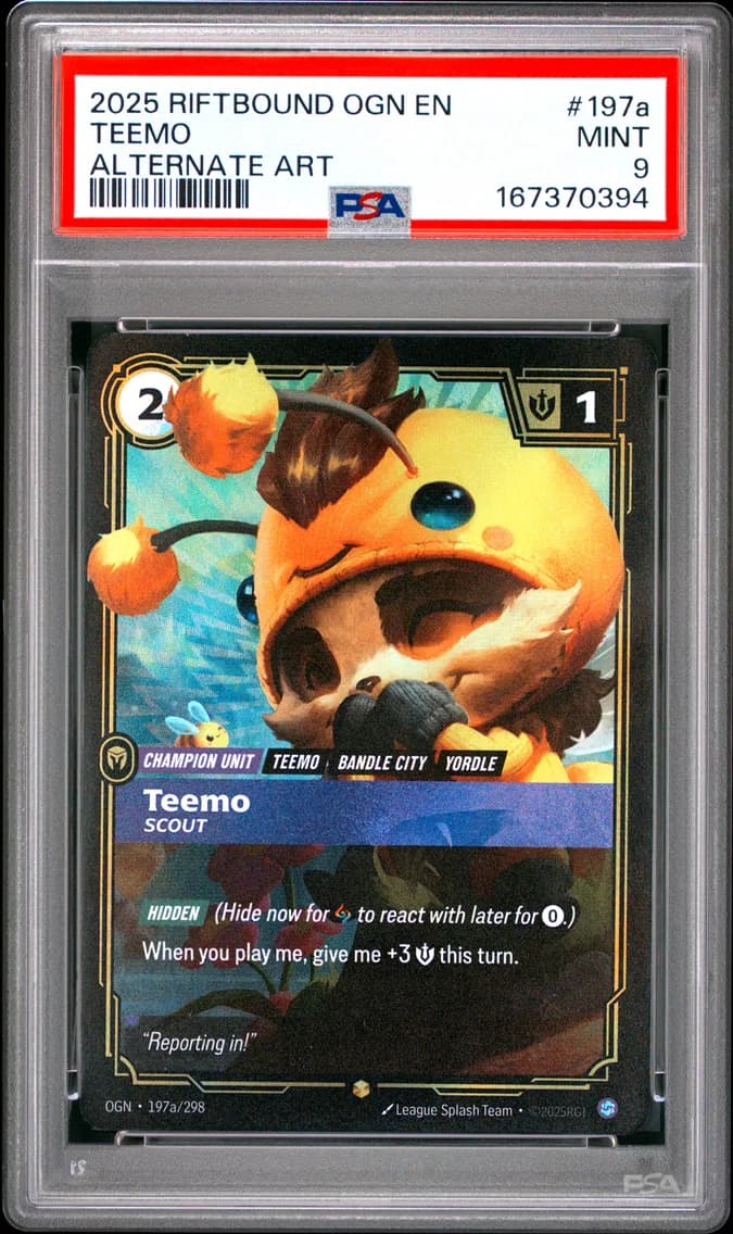 Teemo - Scout, PSA 9