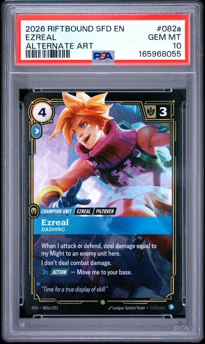 Ezreal - Dashing, PSA 10