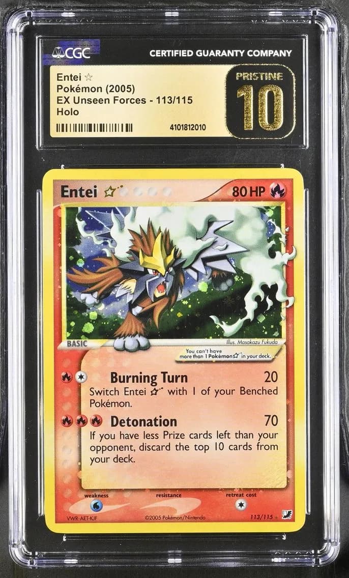 Entei, CGC Pristine 10