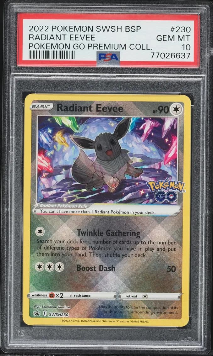 Radiant Eevee, PSA 10