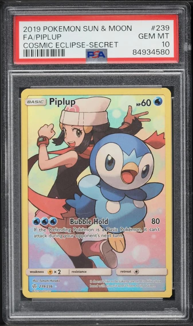 Full Art/Piplup, PSA 10
