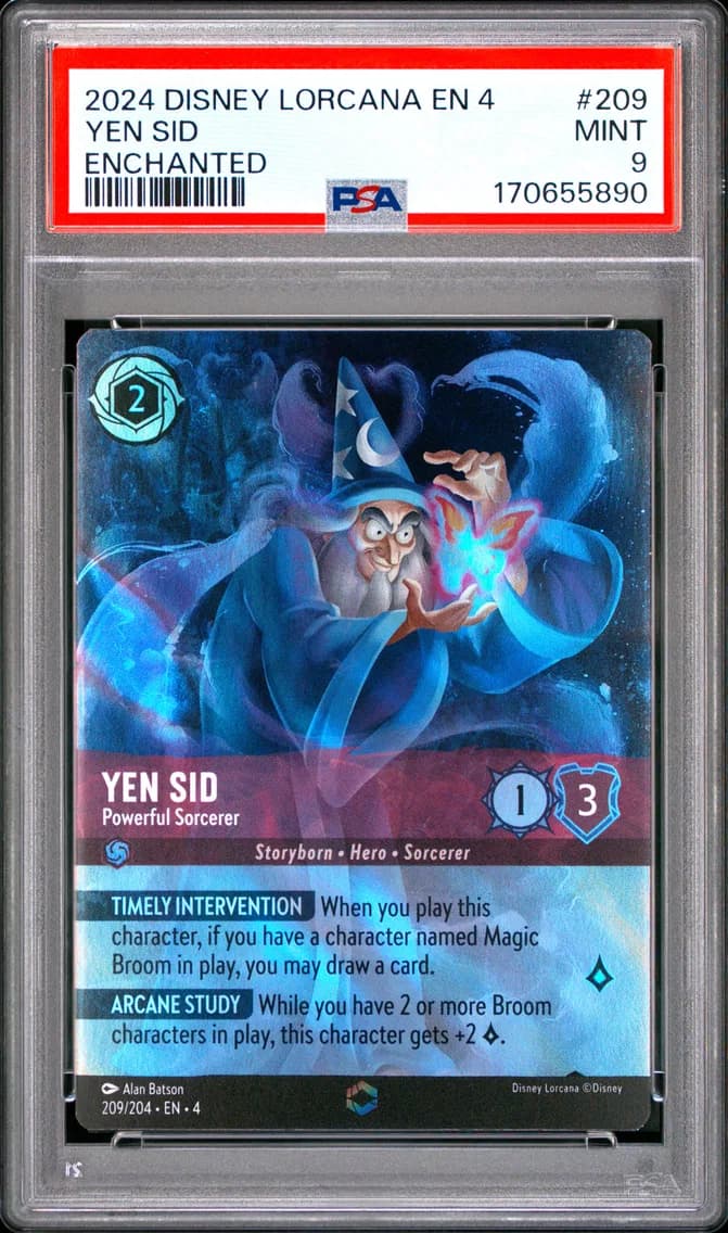 Yen Sid - Powerful Sorcerer, PSA 9