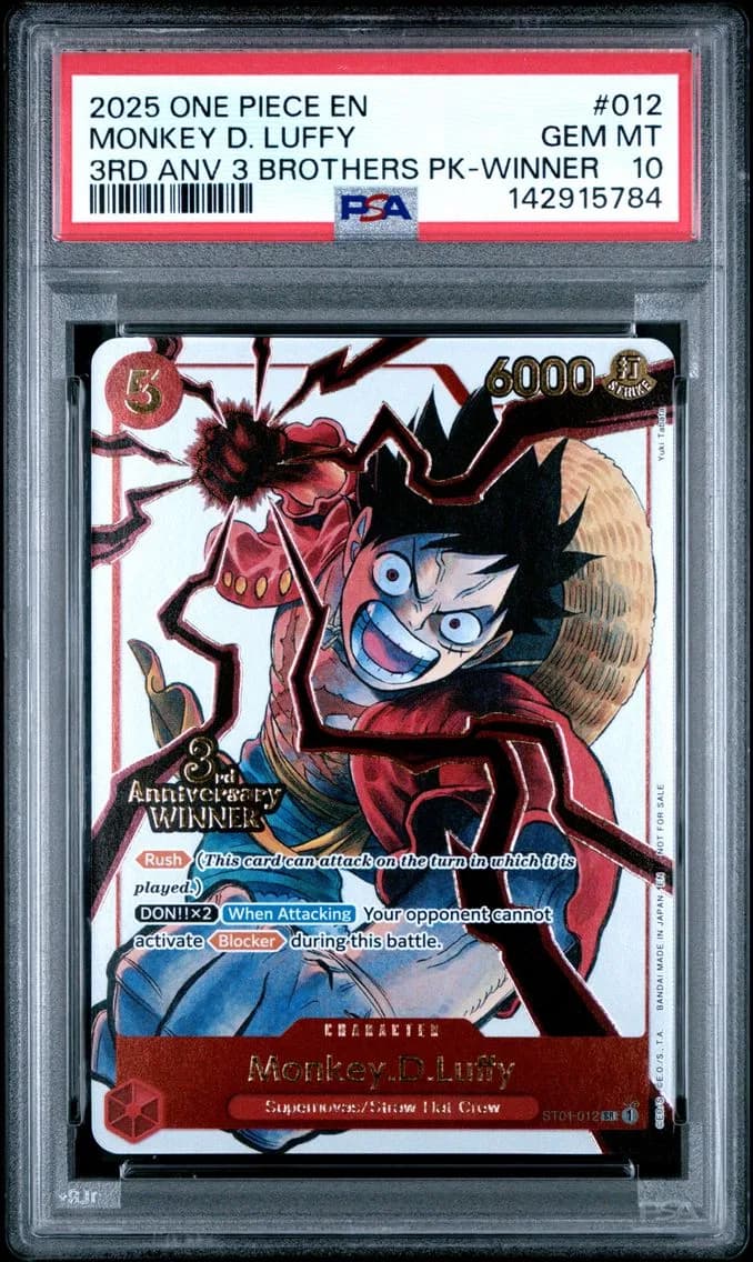 Monkey D. Luffy, PSA 10