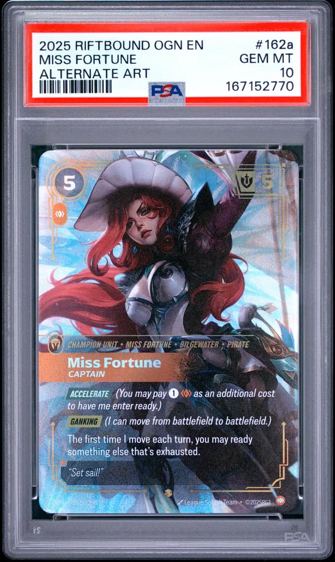 Miss Fortune - Captain, PSA 10