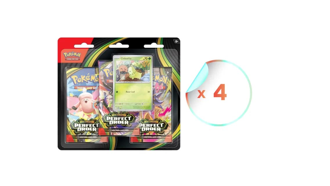 x4 Perfect Order 3 Pack Blister, 