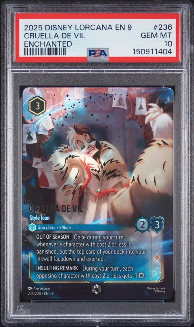 Cruella de Vil - Style Icon, PSA 10