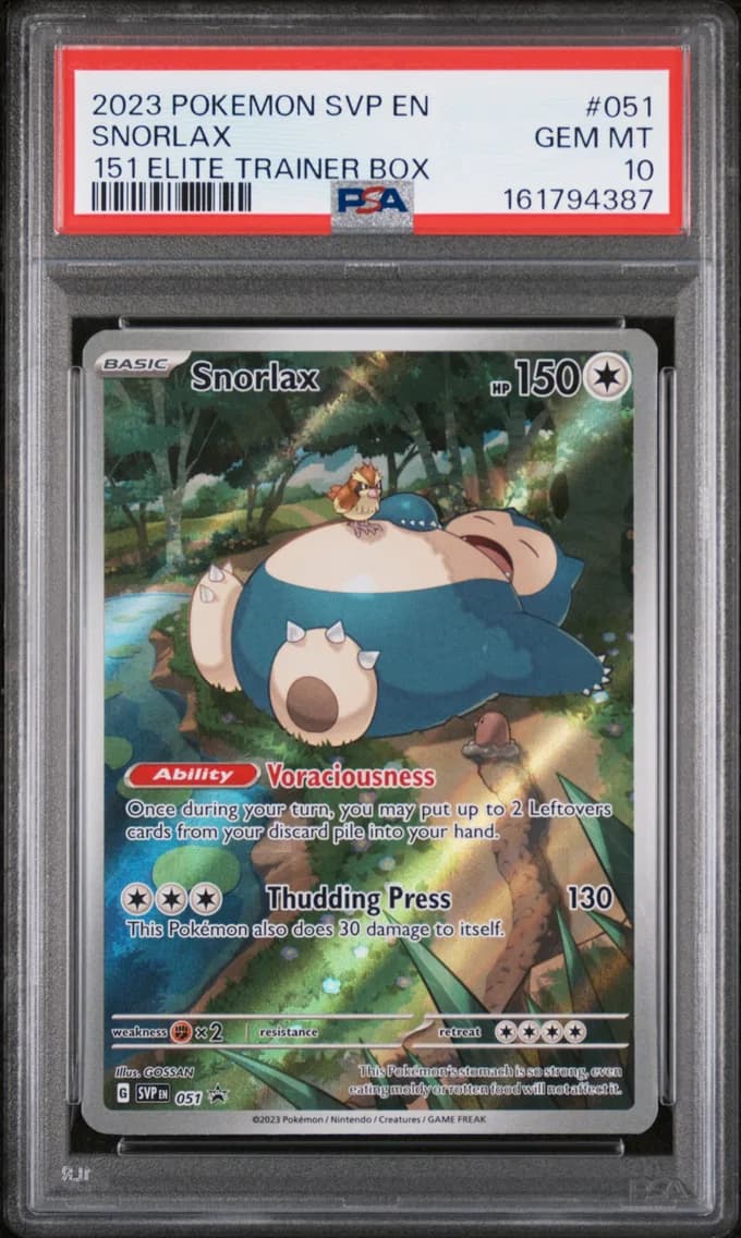 Snorlax, PSA 10