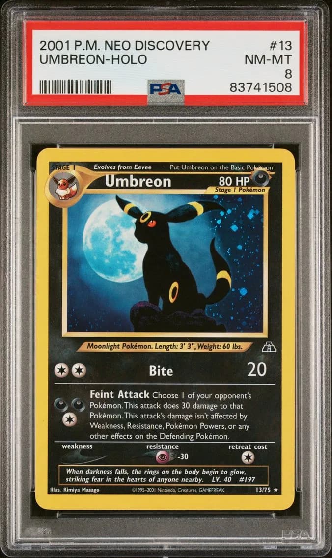 Umbreon-Holo, PSA 8