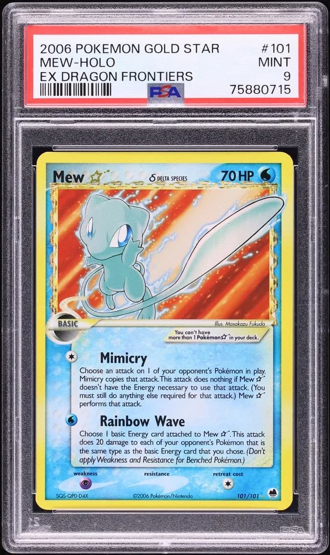 Mew-Holo, PSA 9