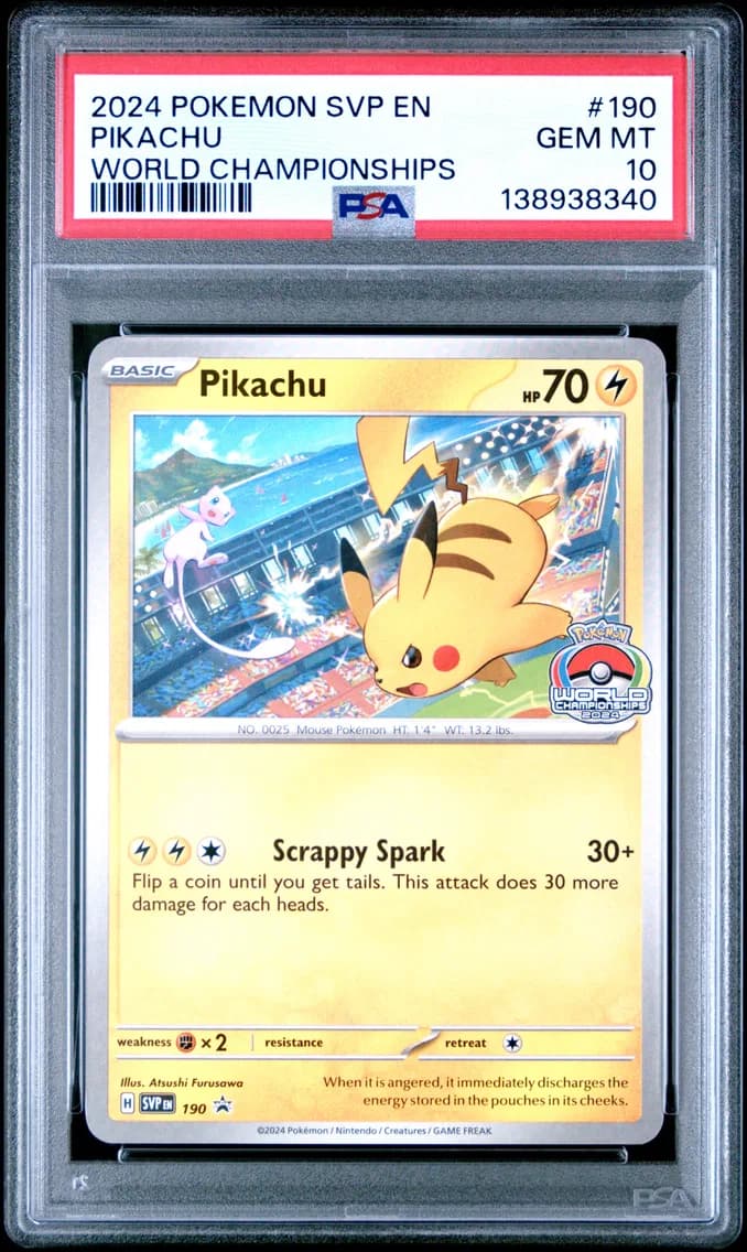 Pikachu, PSA 10