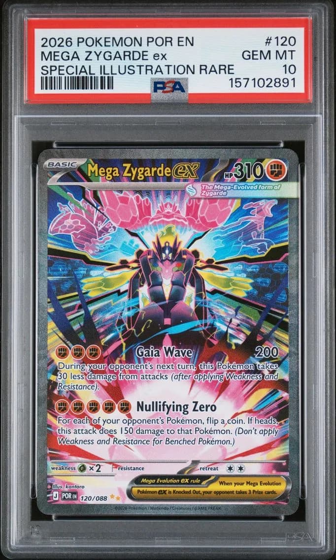 Mega Zygarde EX, PSA 10