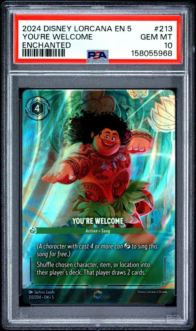 You're Welcome, PSA 10