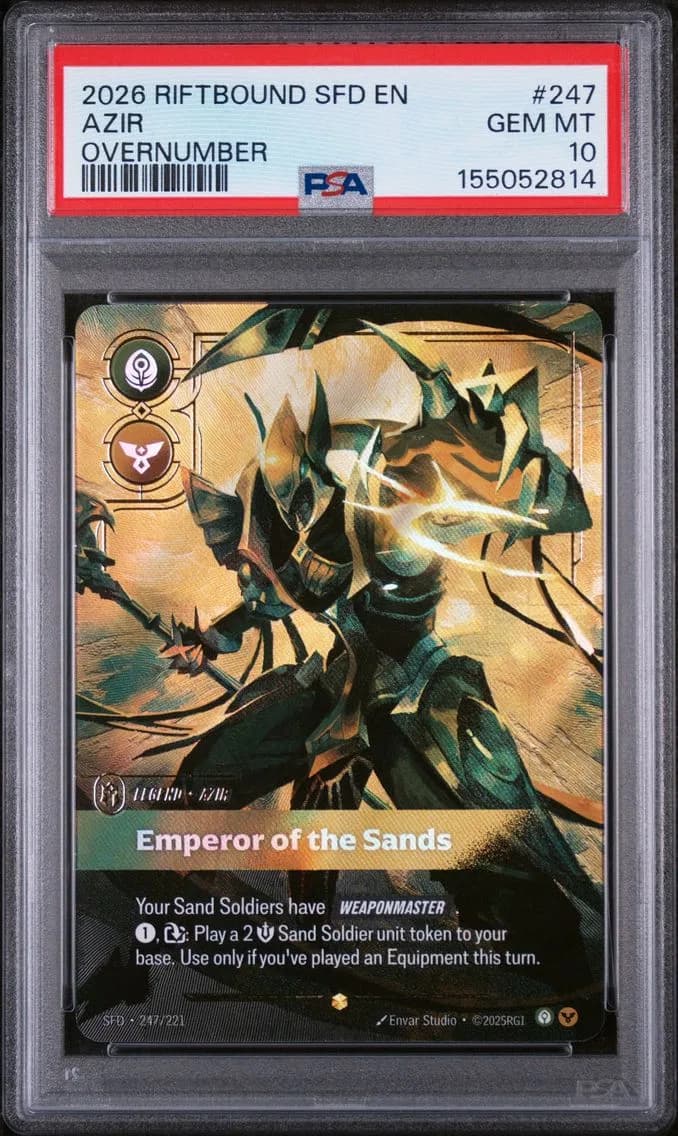 Azir - Emperor of the Sands, PSA 10