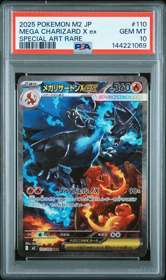 Mega Charizard X EX, PSA 10