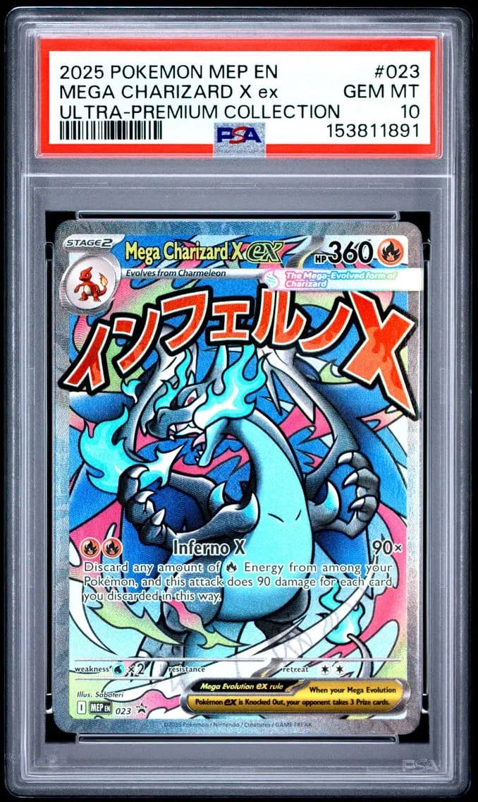 Mega Charizard X EX, PSA 10