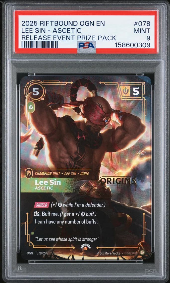 Lee Sin - Ascetic, PSA 9