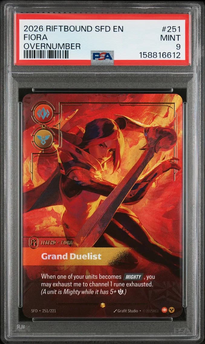 Fiora - Grand Duelist, PSA 9