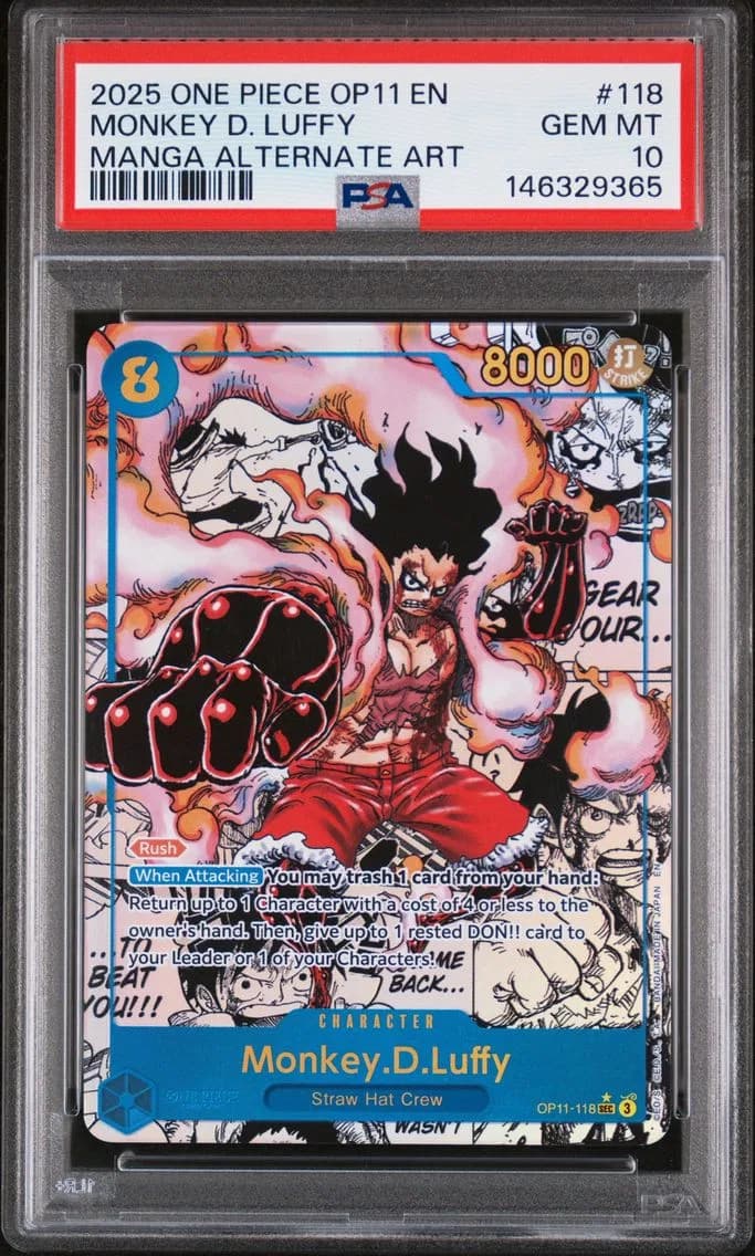 Monkey D. Luffy, PSA 10