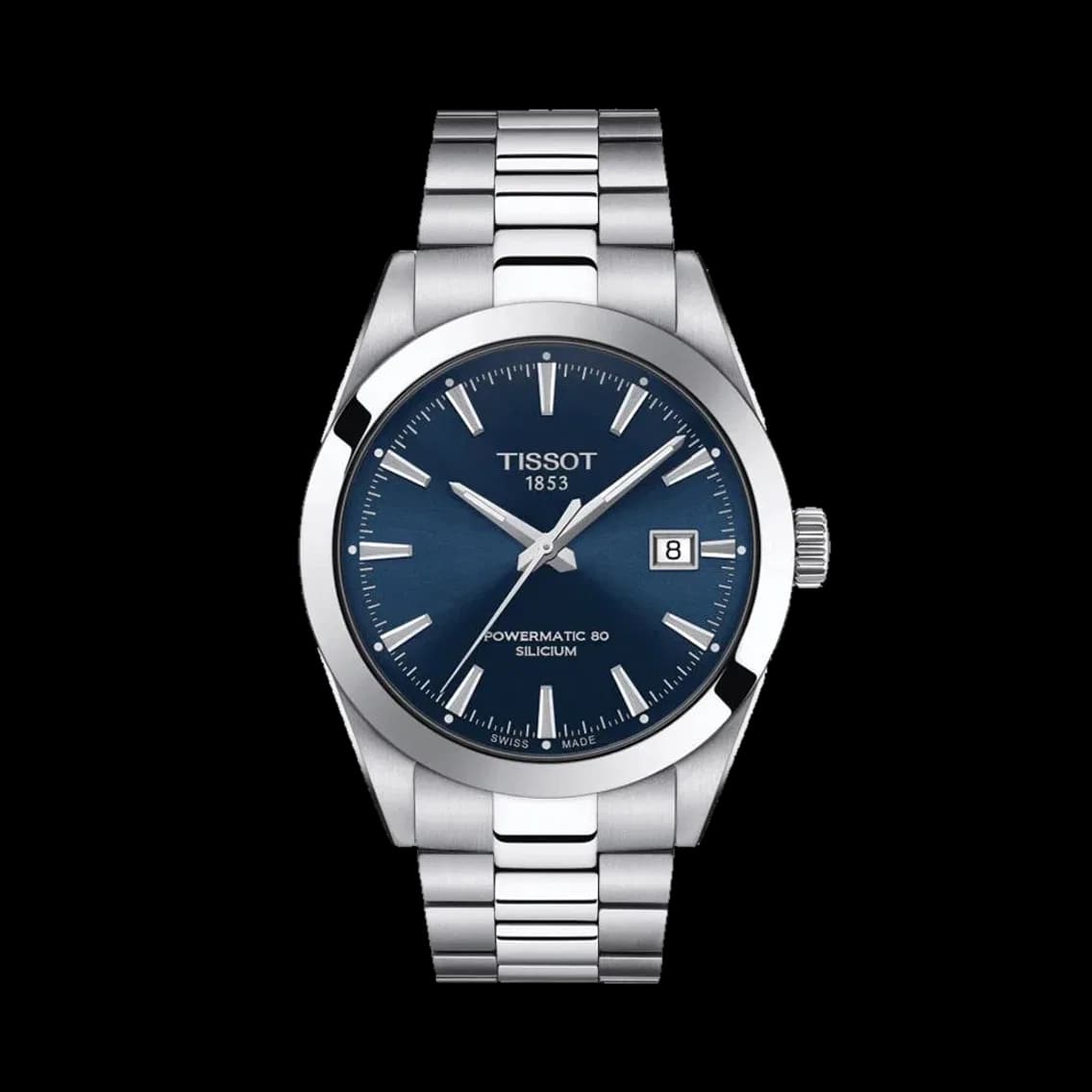 Tissot Gentleman Powermatic 80 Silicium 40mm - Blue on Bracelet, TEDDY BALDASSARRE 10