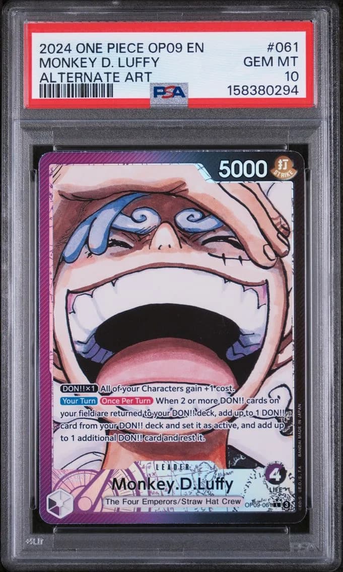 Monkey D. Luffy, PSA 10