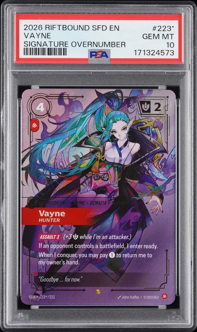 Vayne - Hunter, PSA 10