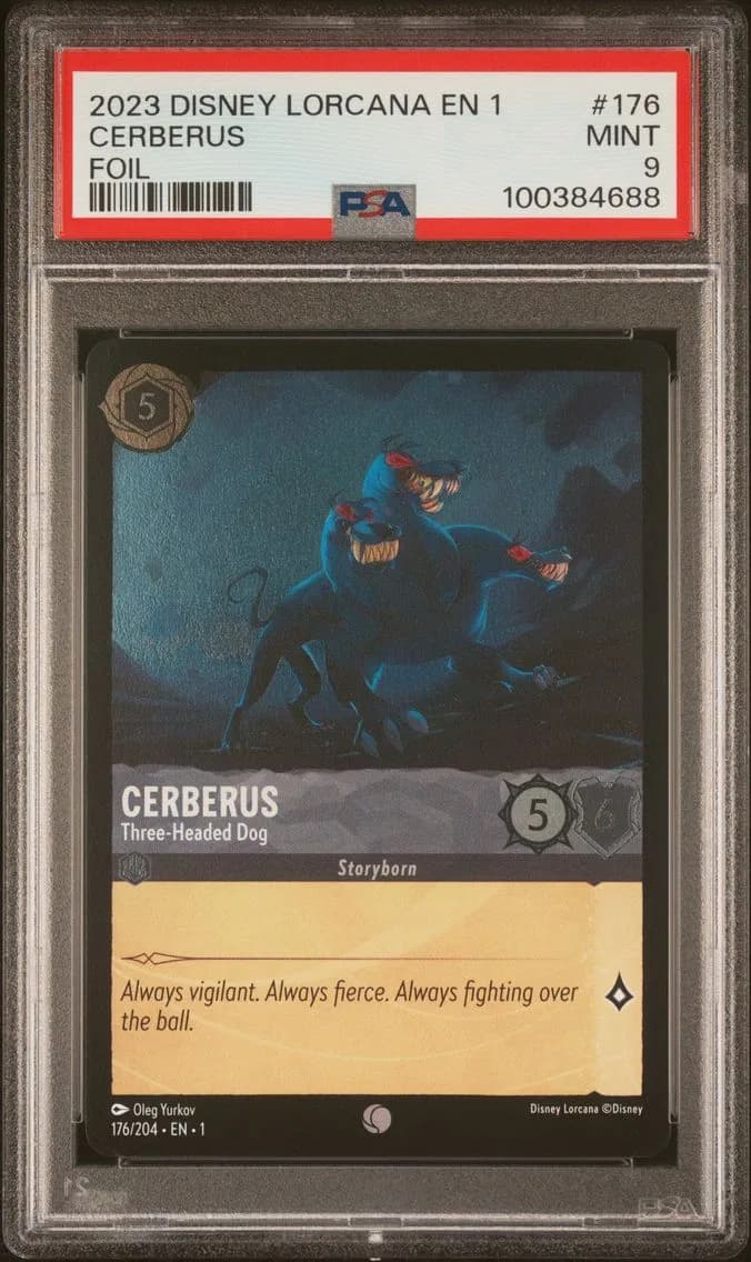 Cerberus - Three-Headed Dog, PSA 9