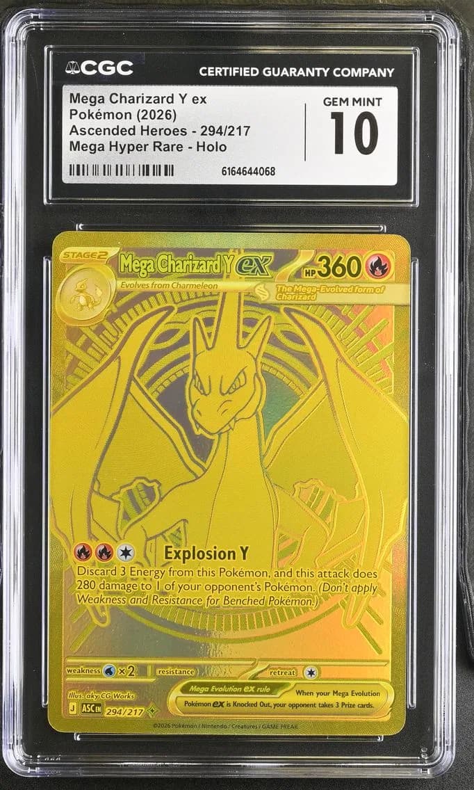Mega Charizard Y ex, CGC 10