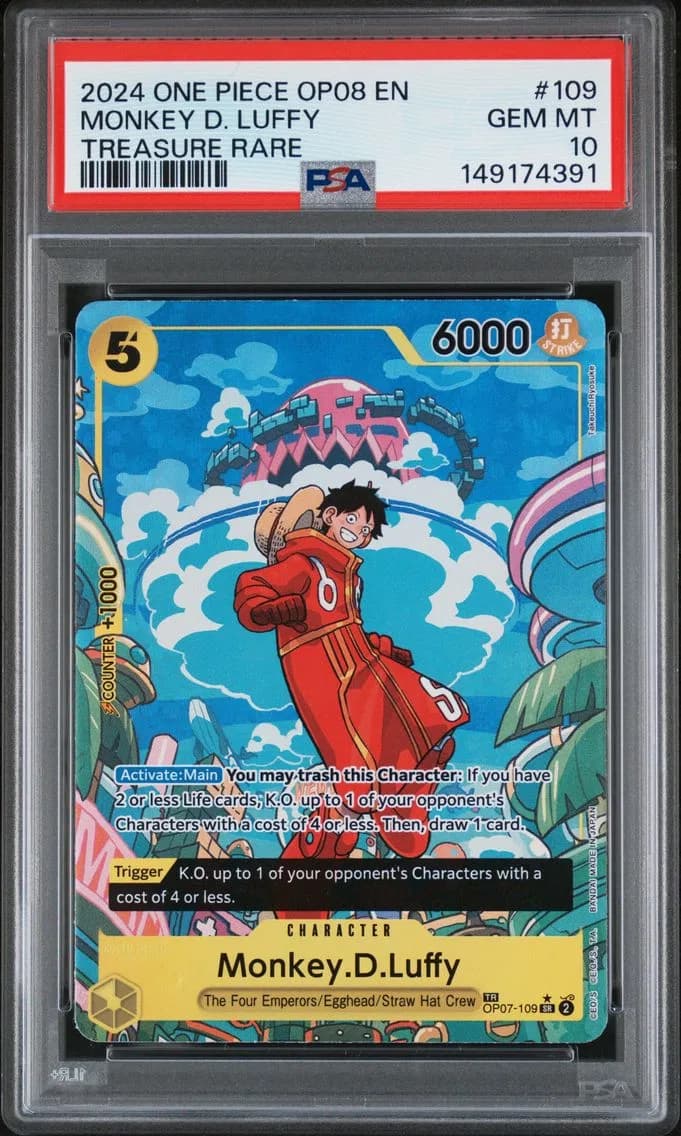 Monkey D. Luffy, PSA 10