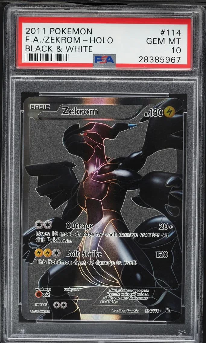 Full Art/Zekrom, PSA 10