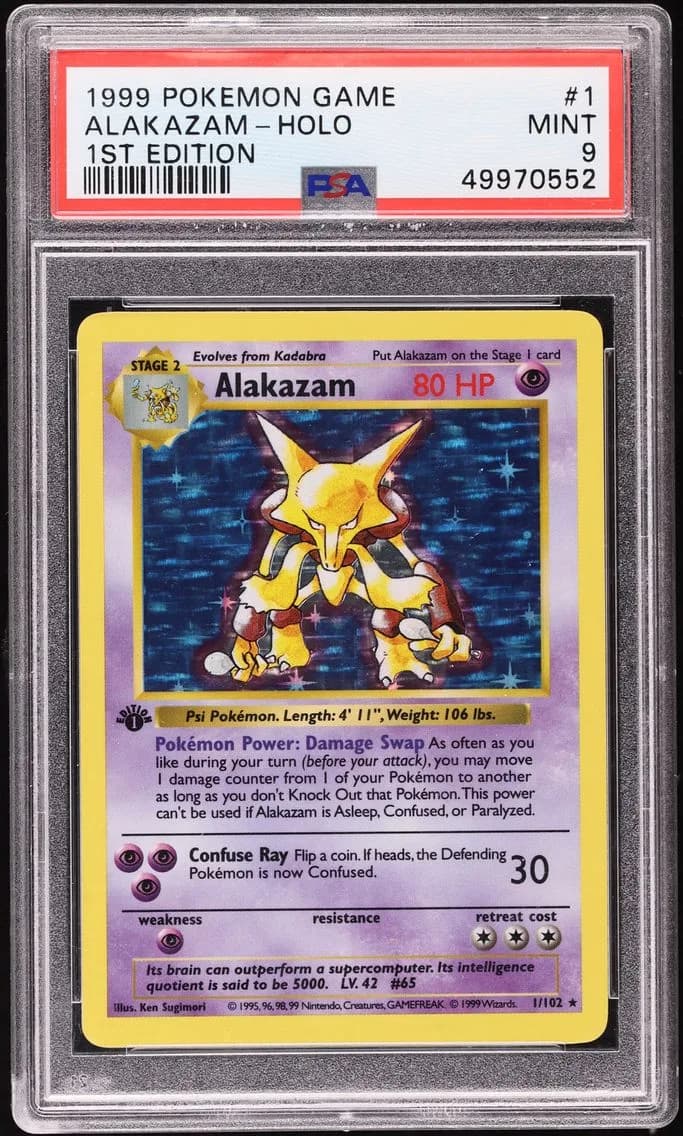 Alakazam, PSA 9