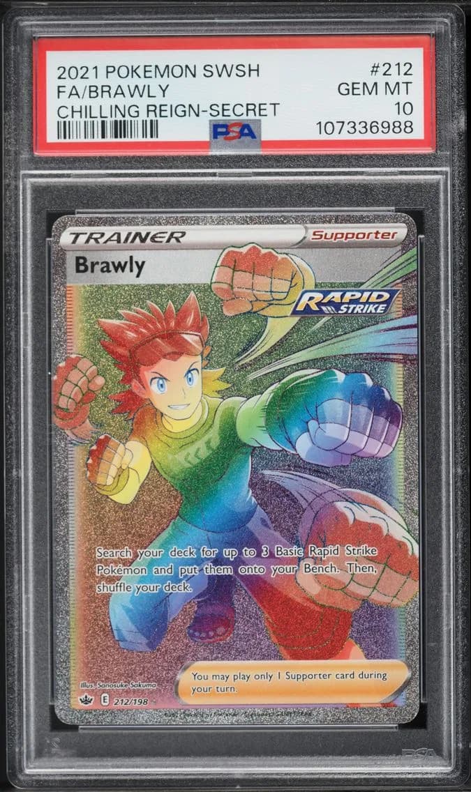 Full Art/Brawly, PSA 10