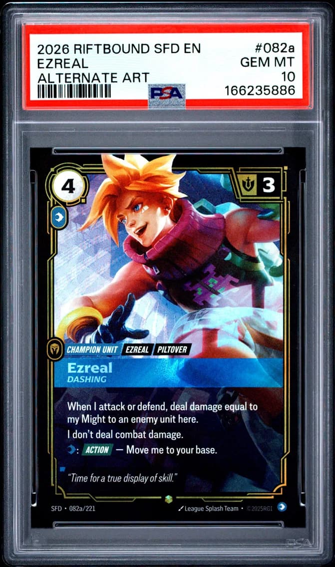 Ezreal - Dashing, PSA 10