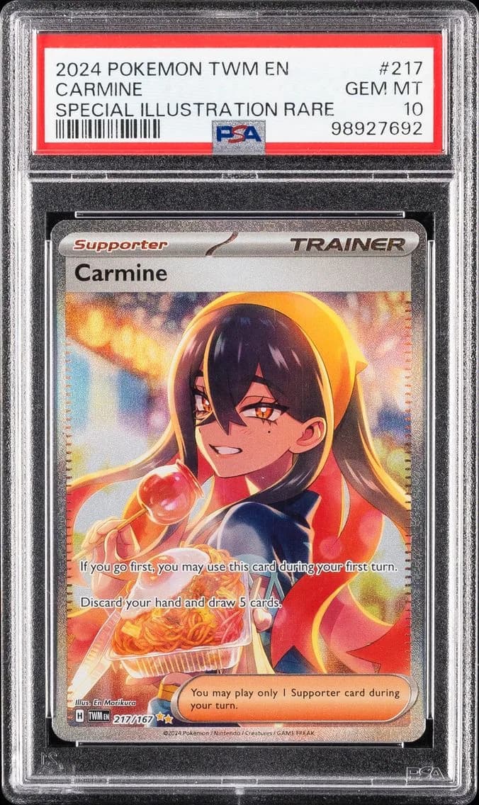 Carmine, PSA 10
