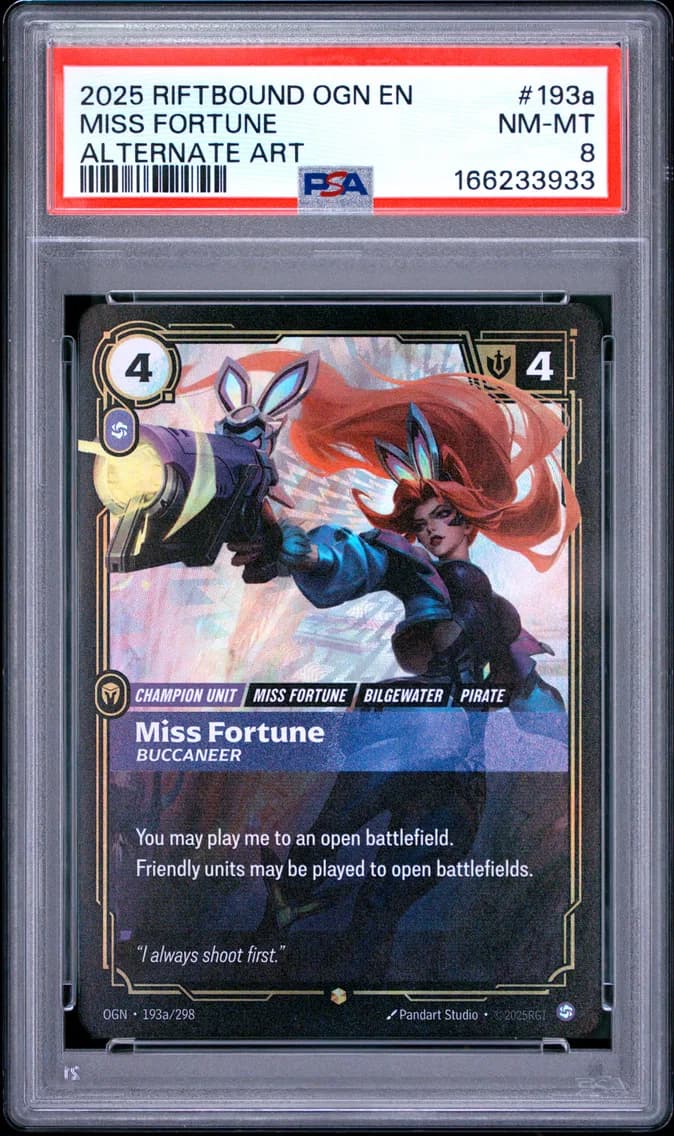 Miss Fortune - Buccaneer, PSA 8