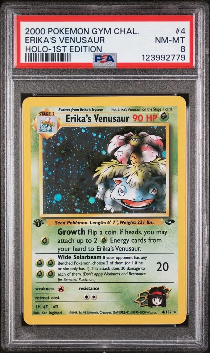 Erika's Venusaur, PSA 8