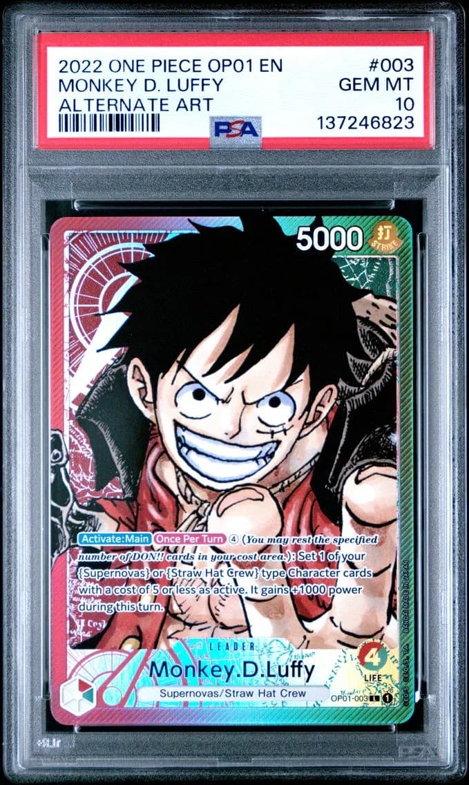 Monkey D. Luffy, PSA 10