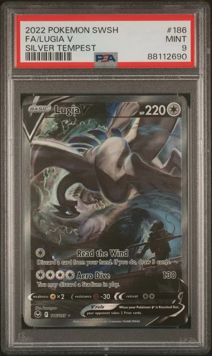 Full Art/Lugia V, PSA 9
