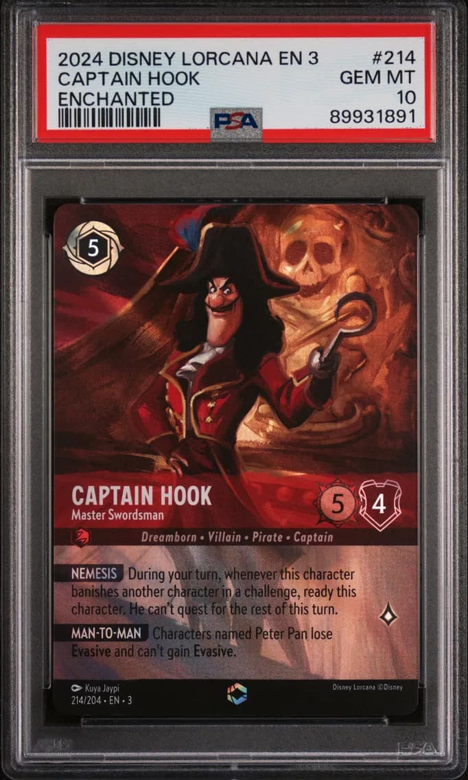 Captain Hook - Master Swordsman, PSA 10