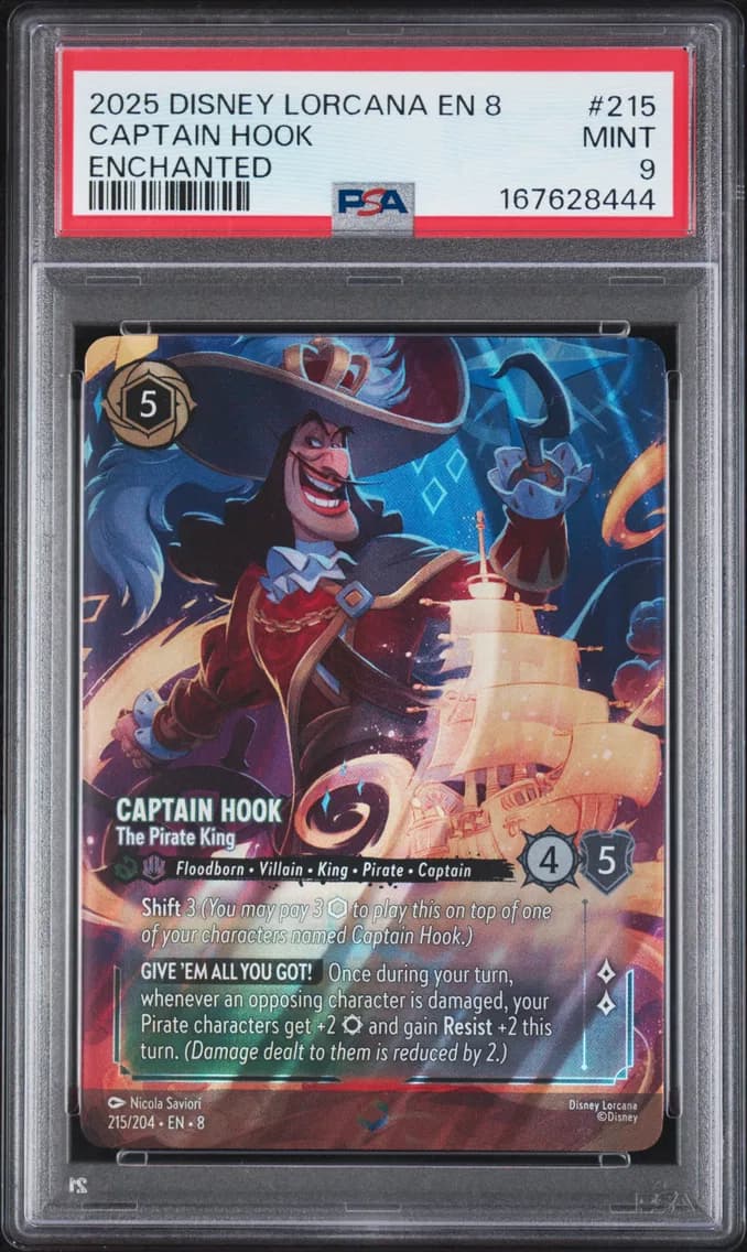 Captain Hook - the Pirate King, PSA 9