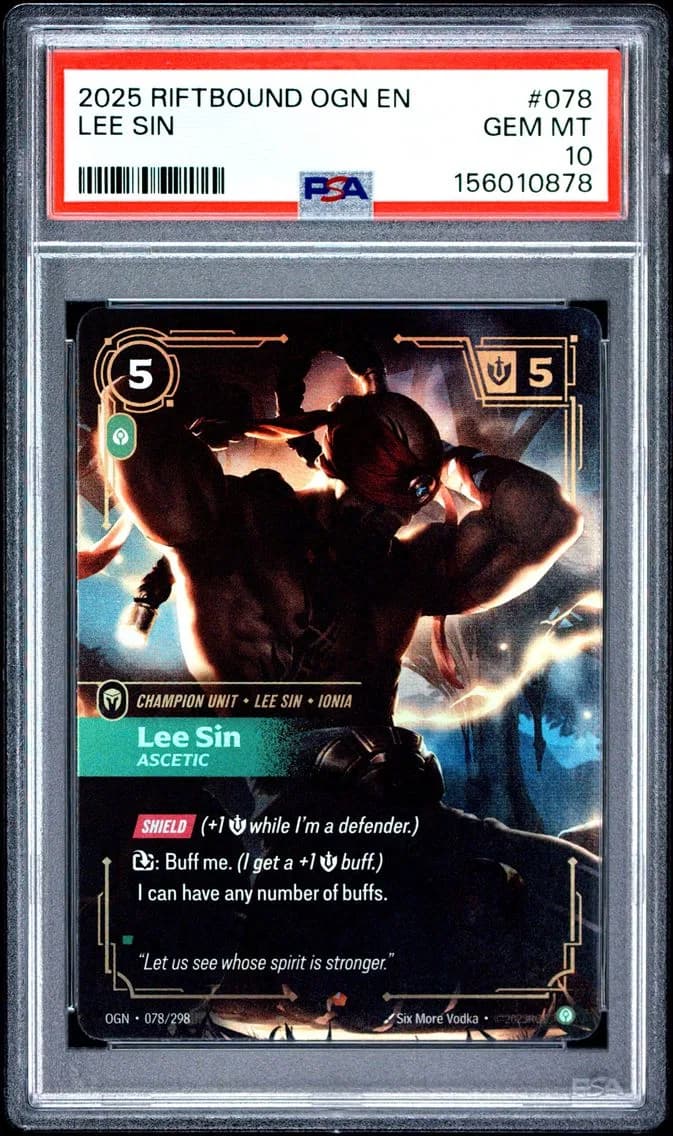 Lee Sin - Ascetic, PSA 10