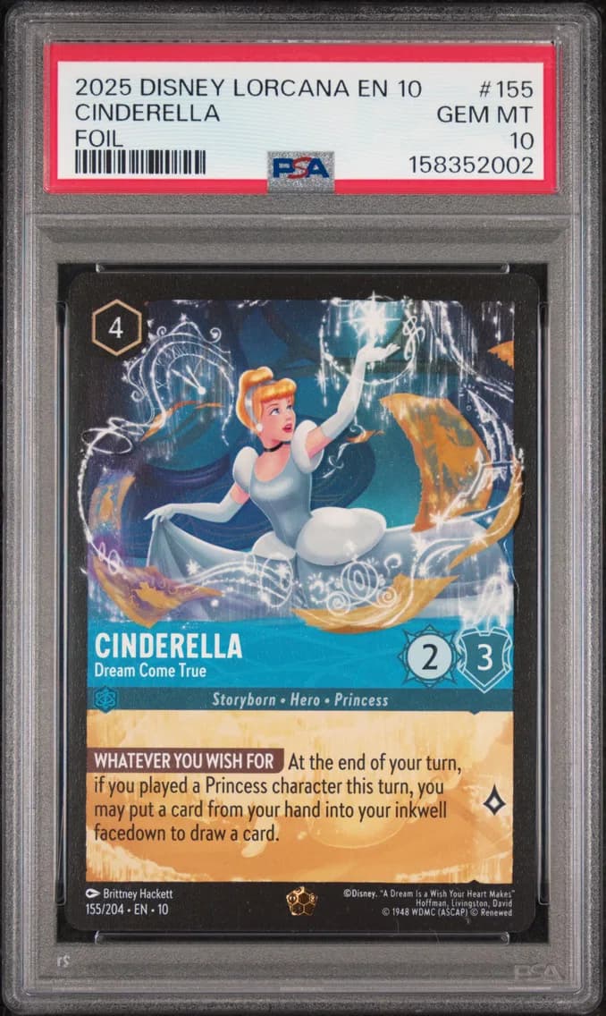 Cinderella - Dream Come True, PSA 10