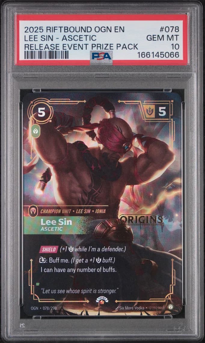 Lee Sin - Ascetic, PSA 10