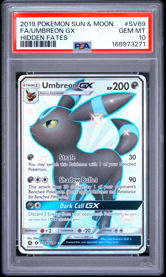 Full Art/Umbreon GX, PSA 10
