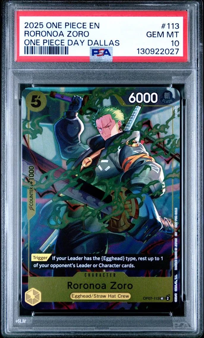 Roronoa Zoro, PSA 10