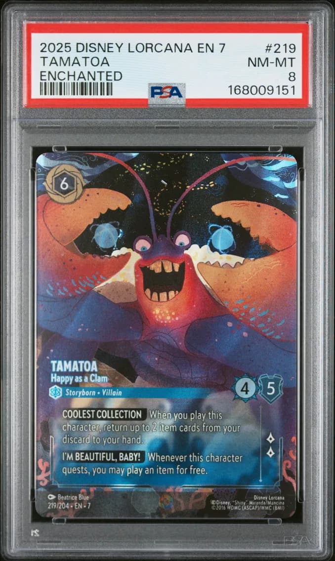 Tamatoa - Happy As A Clam, PSA 8