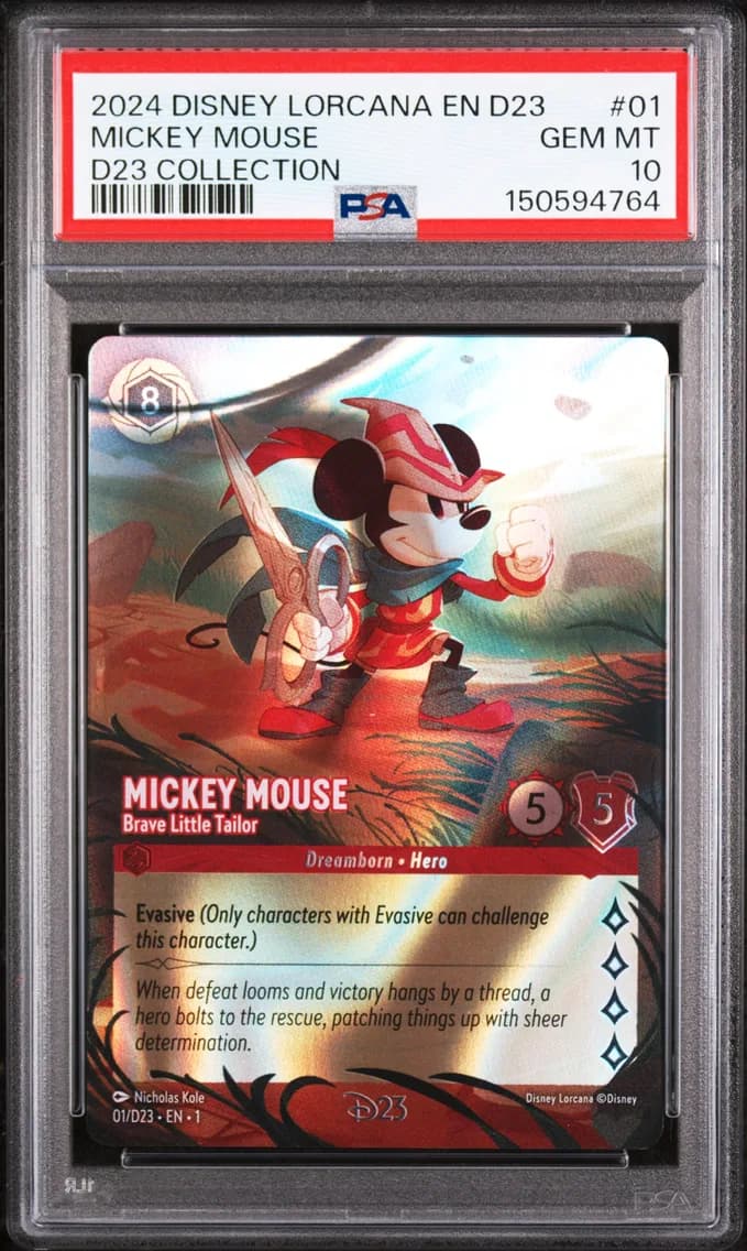 Mickey Mouse - Brave Little Tailor, PSA 10