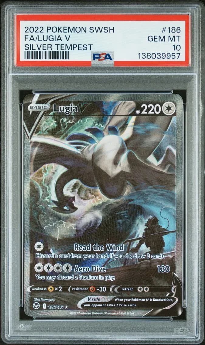 Full Art/Lugia V, PSA 10