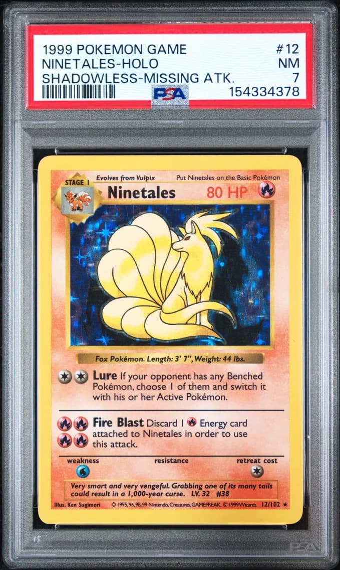 Ninetales-Holo, PSA 7