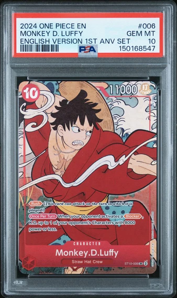 Monkey D. Luffy, PSA 10
